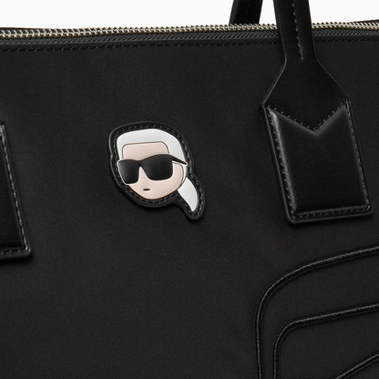 K.A-R.L L.A.G.E-R.F.E.L.D SHOULDER BAG BLACK FOR WOMEN