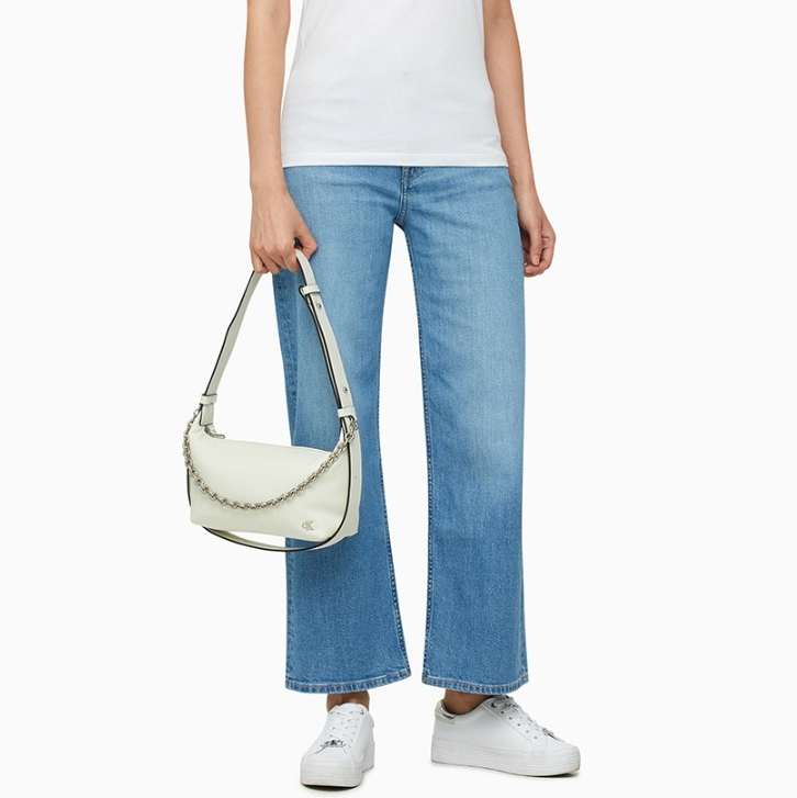 C-A-L-V-I-N K-L-E-I-N CROSSBODY BAG DH3573 WHITE FOR WOMEN