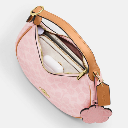 C-O-A-C-H CROSSBODY BAG CDW86 PINK MONOGRAM FOR WOMEN