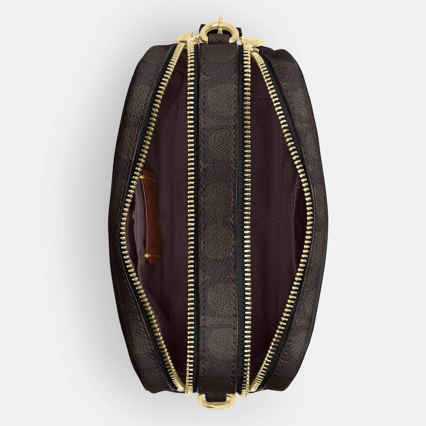 C-O-A-C-H CROSSBODY BAG CEK69 BROWN & BLACK MONOGRAM FOR WOMEN