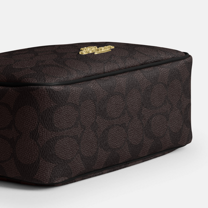 C-O-A-C-H CROSSBODY BAG CEK69 BROWN & BLACK MONOGRAM FOR WOMEN