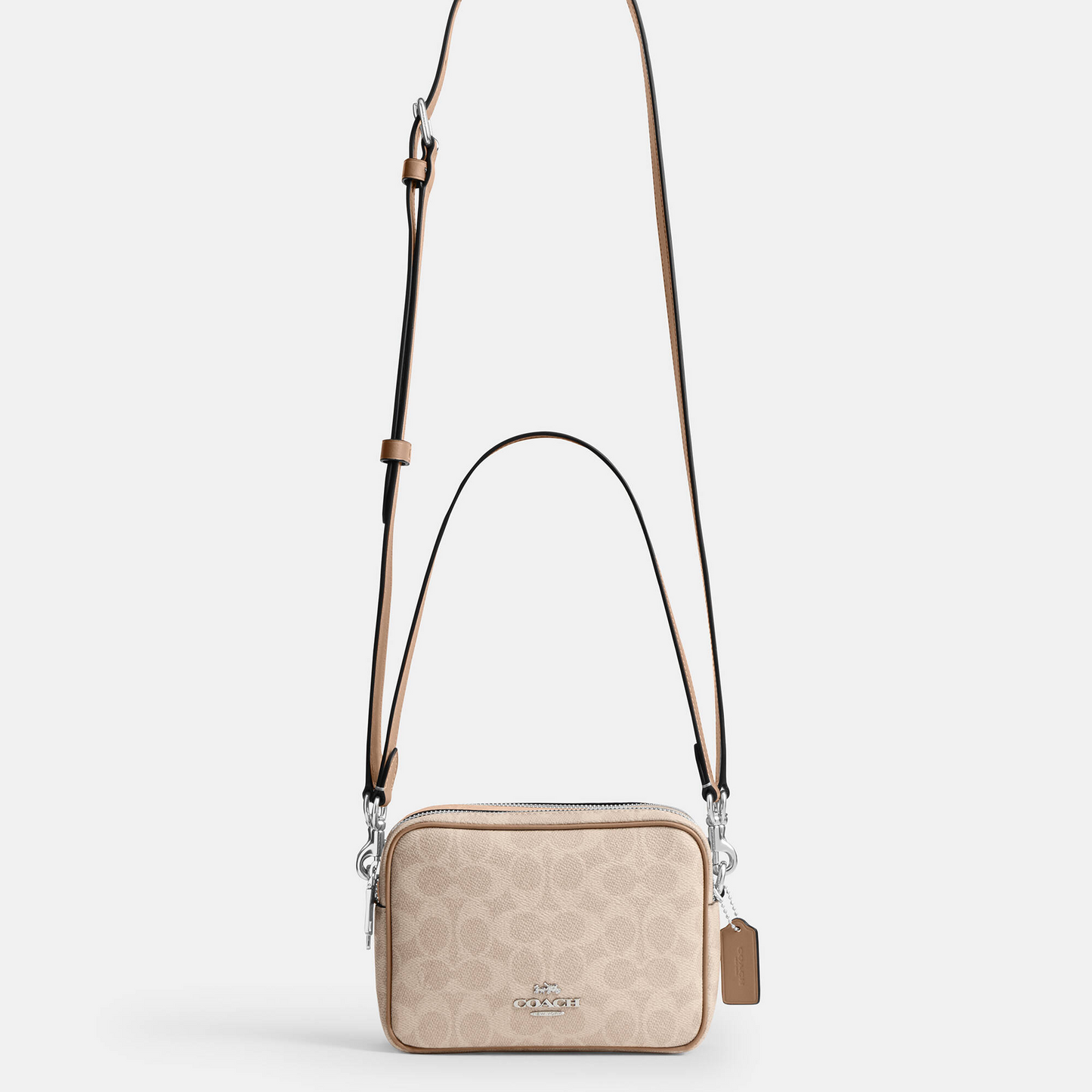 C-O-A-C-H CROSSBODY BAG CEK69 BEIGE MONOGRAM FOR WOMEN