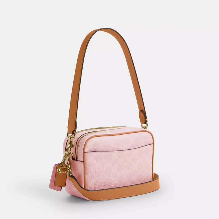 C-O-A-C-H CROSSBODY BAG CEK74 PINK MONOGRAM FOR WOMEN
