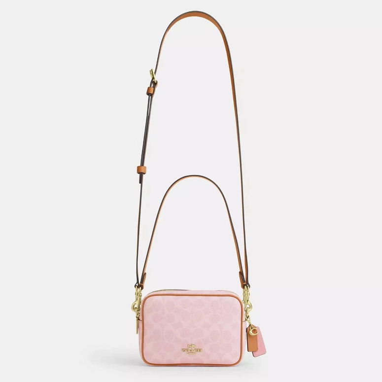 C-O-A-C-H CROSSBODY BAG CEK74 PINK MONOGRAM FOR WOMEN