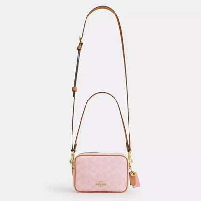 C-O-A-C-H CROSSBODY BAG CEK74 PINK MONOGRAM FOR WOMEN