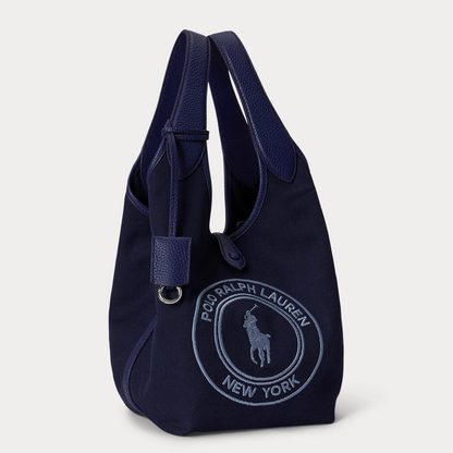 P-O-L-O R-A-L-P-H L-A-U-R-E-N CROSSBODY BAG NAVY BLUE