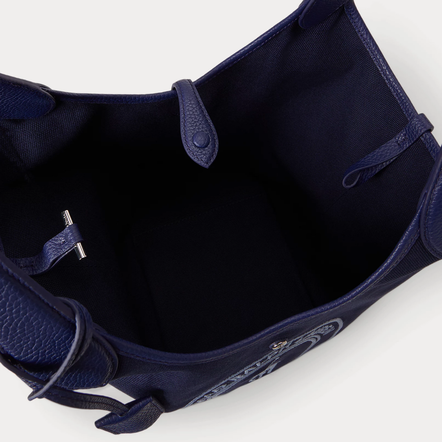 P-O-L-O R-A-L-P-H L-A-U-R-E-N CROSSBODY BAG NAVY BLUE