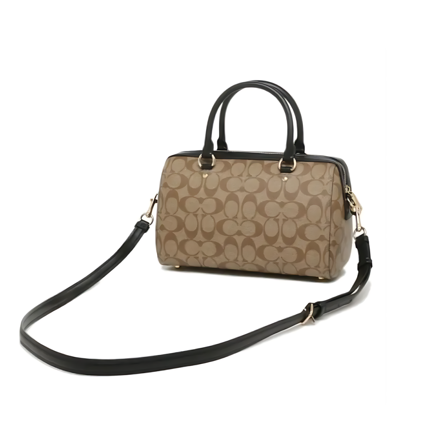 C-O-A-C-H CROSSBODY BAG F83607 HAVAN MONOGRAM&BLACK FOR WOMEN