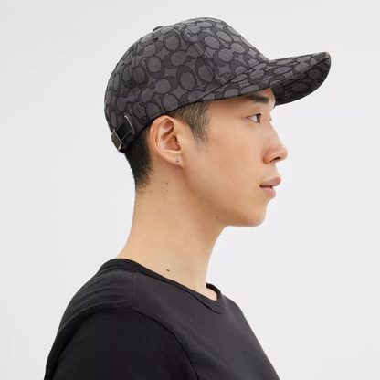 C-O-A-C-H CAP CH400 GRAY&BLACK MONOGRAM