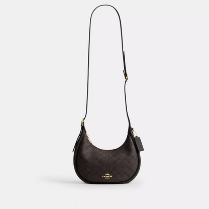 C-O-A-C-H CROSSBODY BAG CDX17 BROWN MONOGRAM FOR WOMEN