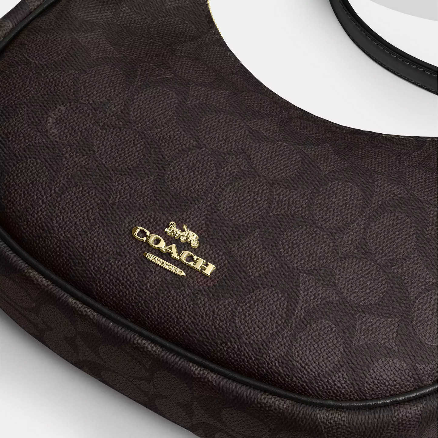 C-O-A-C-H CROSSBODY BAG CDX17 BROWN MONOGRAM FOR WOMEN