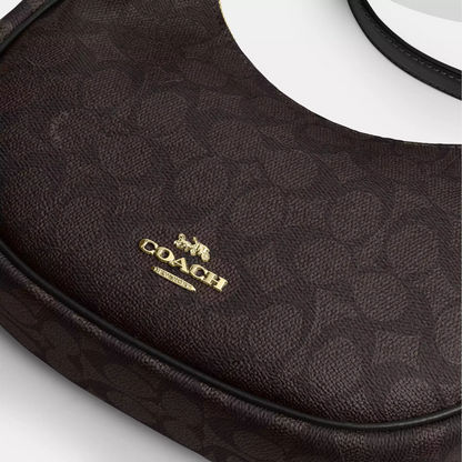 C-O-A-C-H CROSSBODY BAG CDX17 BROWN MONOGRAM FOR WOMEN