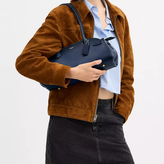 C-O-A-C-H SHOULDER BAG CCC30 NAVY BLUE FOR WOMEN