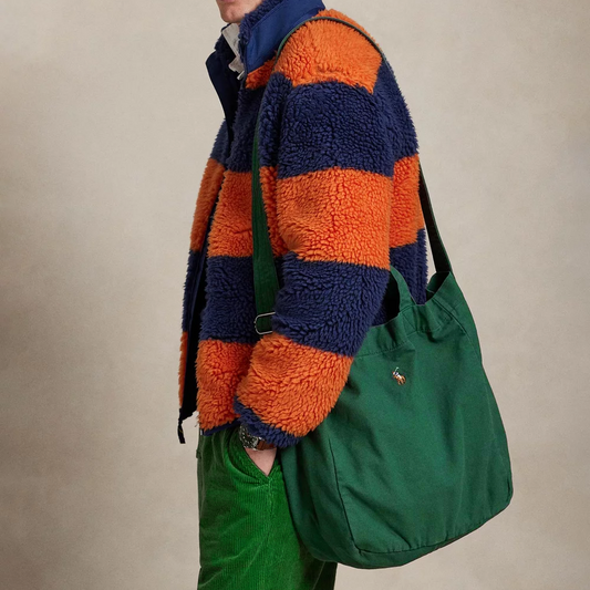 P-O-L-O R-A-L-P-H L-A-U-R-E-N CROSSBODY BAG GREEN