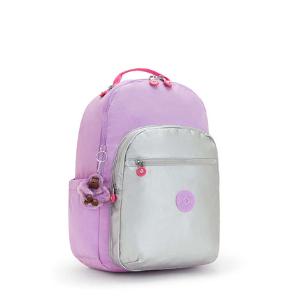 K.I.P.L.I-N.G BACKPACK KI5210 METAL PURPLE
