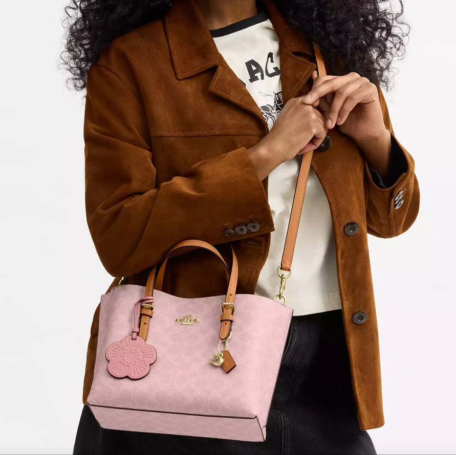 C-O-A-C-H CROSSBODY BAG CER24 PINK MONOGRAM&HAVAN FOR WOMEN