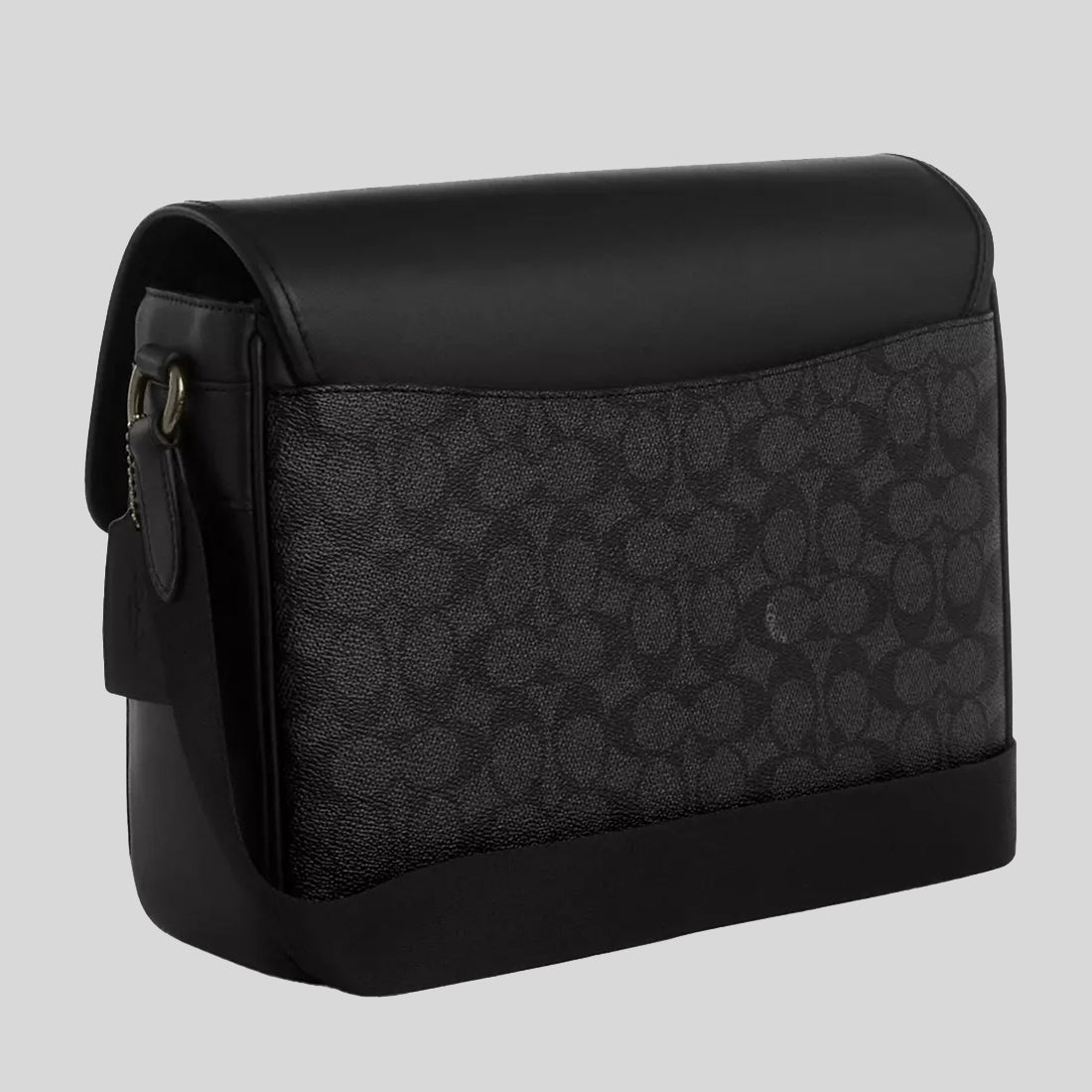 C-O-A-C-H CROSSBODY BAG CT716 BLACK&BLACK MONOGRAM FOR MEN