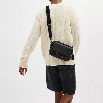 C-O-A-C-H CROSSBODY BAG CR725 BLACK FOR MEN