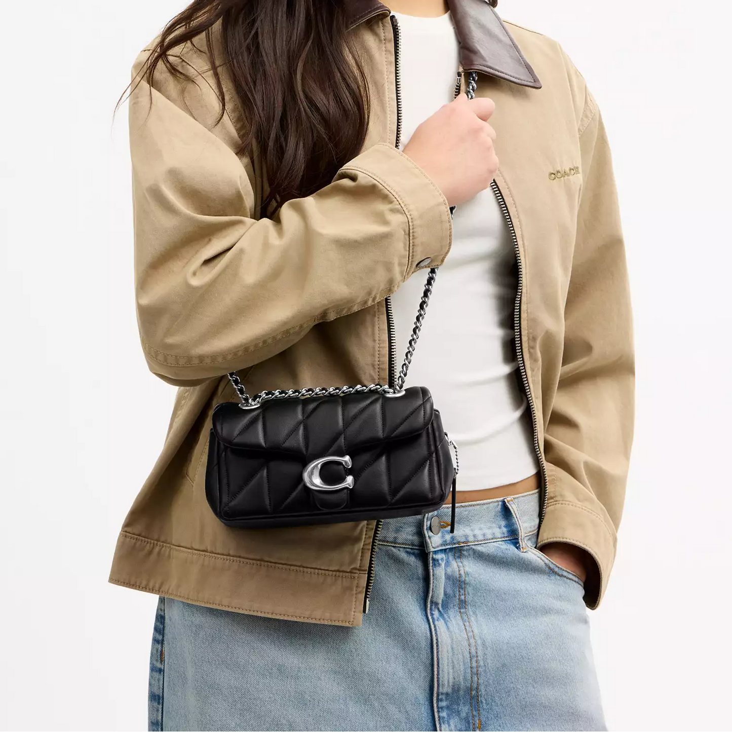 C-O-A-C-H CROSSBODY BAG CP149 BLACK FOR WOMEN