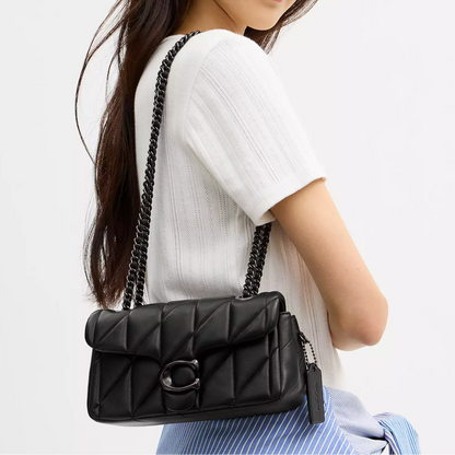 C-O-A-C-H CROSSBODY BAG CP149 BLACK- Pewter FOR WOMEN