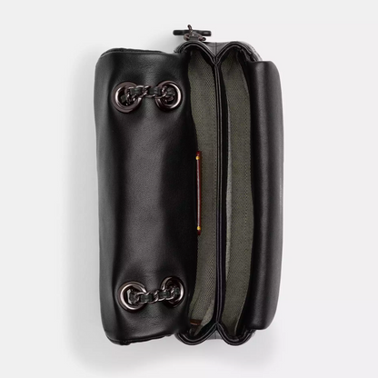 C-O-A-C-H CROSSBODY BAG CP149 BLACK- Pewter FOR WOMEN
