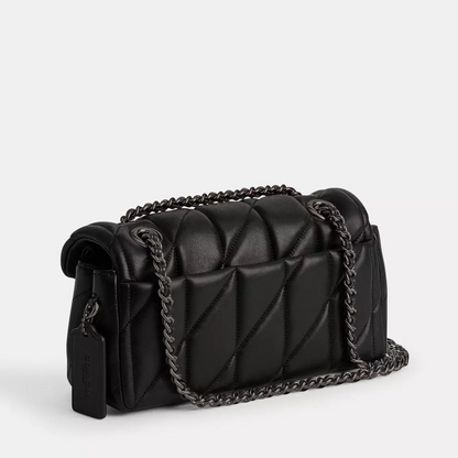 C-O-A-C-H CROSSBODY BAG CP149 BLACK- Pewter FOR WOMEN
