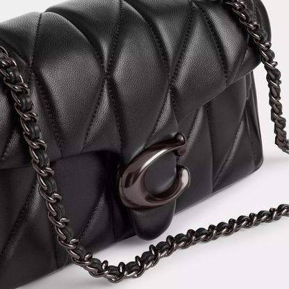 C-O-A-C-H CROSSBODY BAG CP149 BLACK- Pewter FOR WOMEN