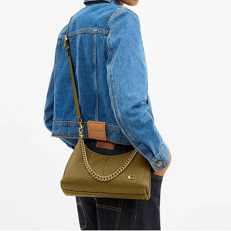 C-O-A-C-H CROSSBODY BAG CDZ65 GREEN (Olive) FOR WOMEN