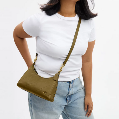 C-O-A-C-H CROSSBODY BAG CDZ65 GREEN (Olive) FOR WOMEN