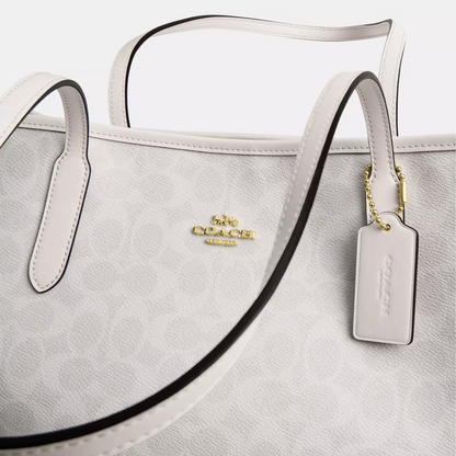 C-O-A-C-H SHOULDER BAG 5696 OFF WHITE MONOGRAM FOR WOMEN