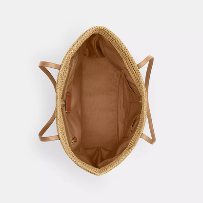 C-O-A-C-H SHOULDER BAG  BEIGE FOR WOMEN