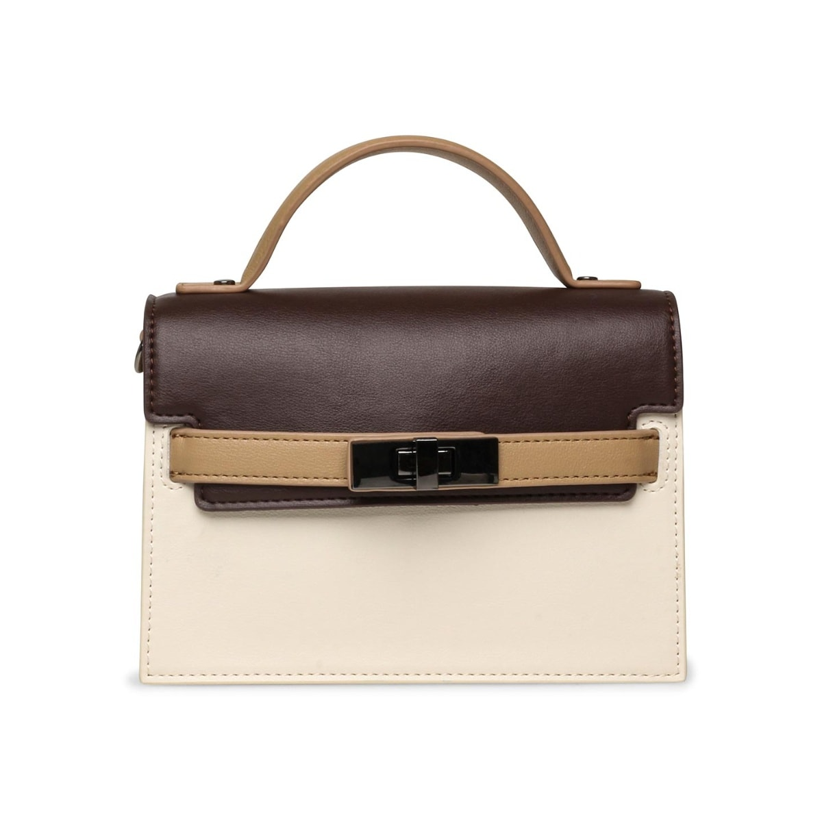 S-T-E-V-E M-A-D-D-E-N CROSSBODY BAG BEIGE&BROWN FOR WOMEN