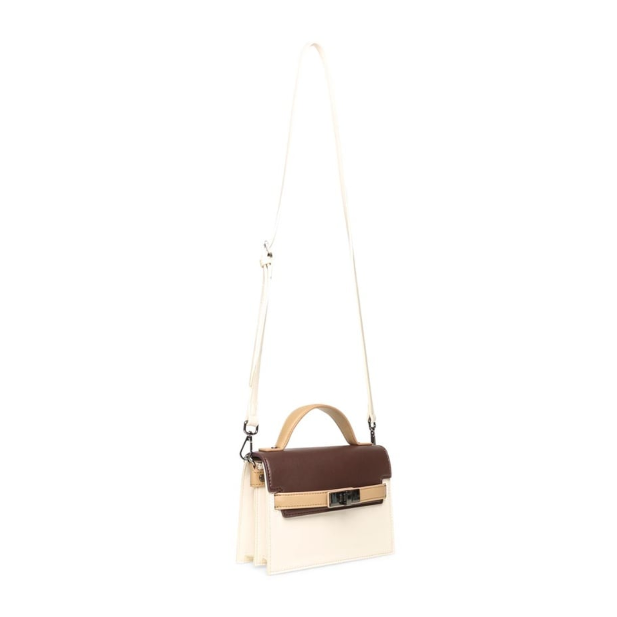S-T-E-V-E M-A-D-D-E-N CROSSBODY BAG BEIGE&BROWN FOR WOMEN