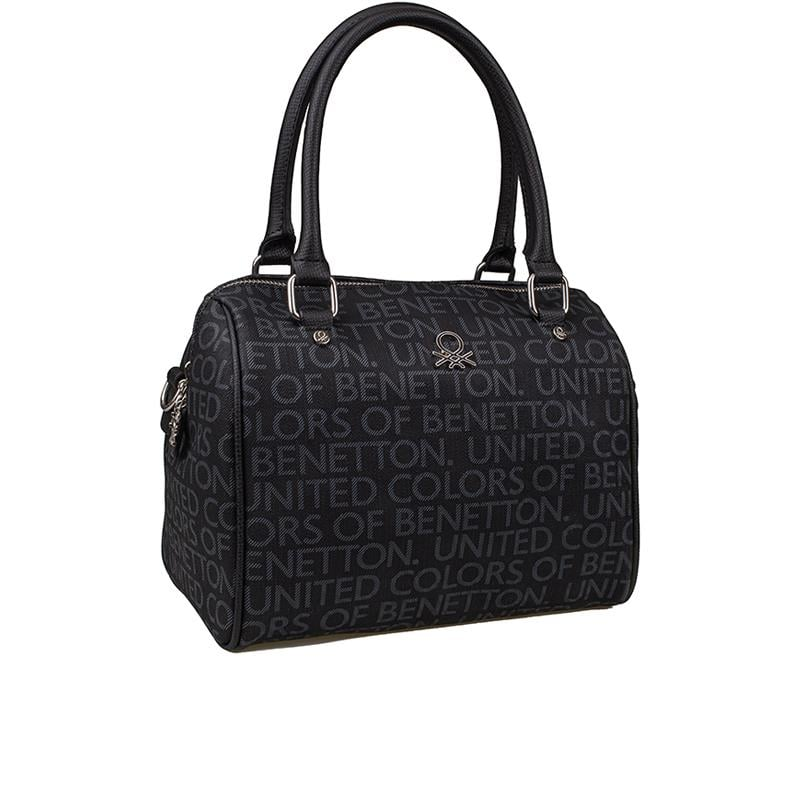 U.n.i.t.e.d C.o.l.o.r.s of B.e.n.e.t.t.o.n CROSSBODY BAG BLACK MONOGRAM FOR WOMEN