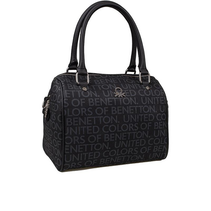 U.n.i.t.e.d C.o.l.o.r.s of B.e.n.e.t.t.o.n CROSSBODY BAG BLACK MONOGRAM FOR WOMEN