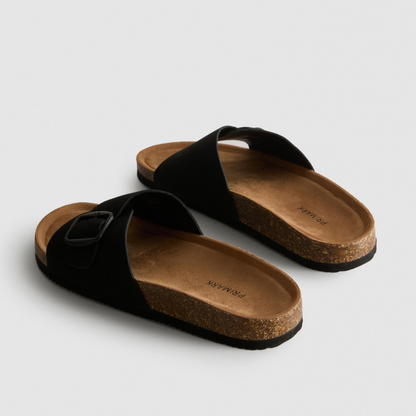 P-R-I-M-A-R-K Slide Sandals 991162707 BLACK
