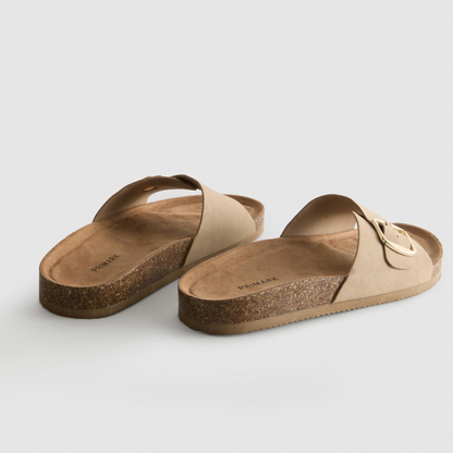 P-R-I-M-A-R-K Slide Sandals 991162707 BEGIE (Taupe)