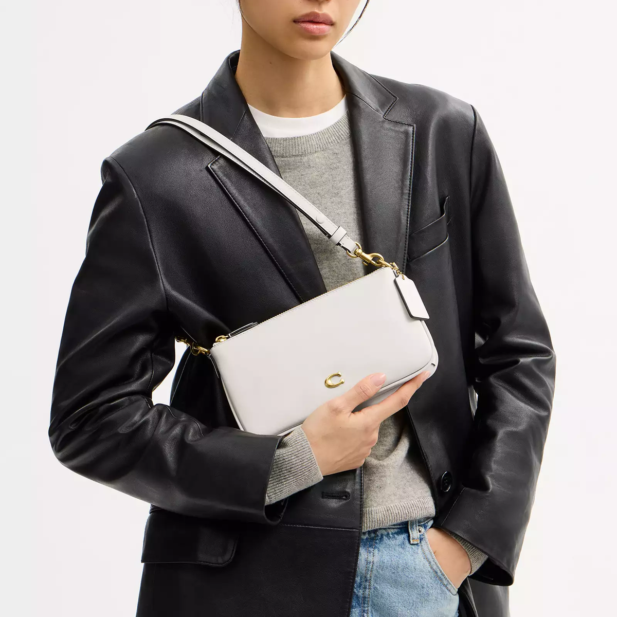 C-O-A-C-H CROSSBODY BAG CDY89 OFF WHITE FOR WOMEN