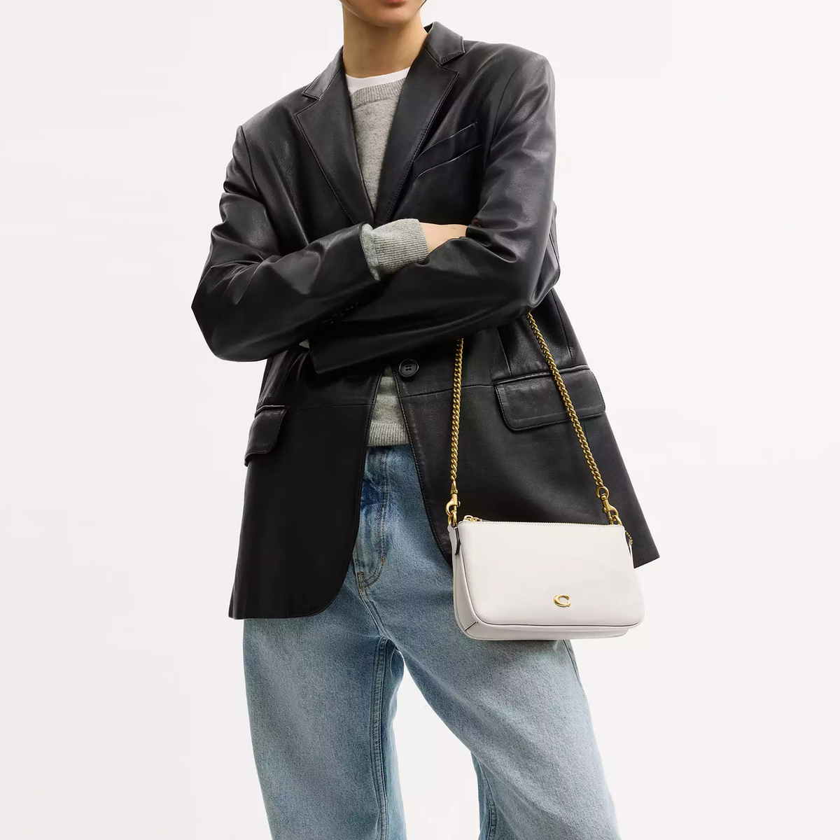 C-O-A-C-H CROSSBODY BAG CDY89 OFF WHITE FOR WOMEN