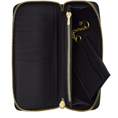 C-O-A-C-H WALLET&CARDHOLDER CBZ98 BLACK FOR WOMEN