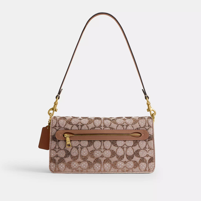 C-O-A-C-H CROSSBODY BAG CDZ34 BROWN MONOGRAM(Mushroom) FOR WOMEN