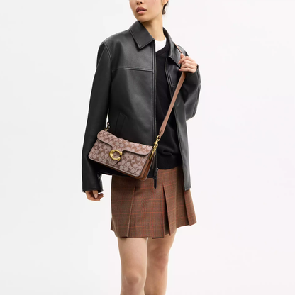 C-O-A-C-H CROSSBODY BAG CDZ34 BROWN MONOGRAM(Mushroom) FOR WOMEN