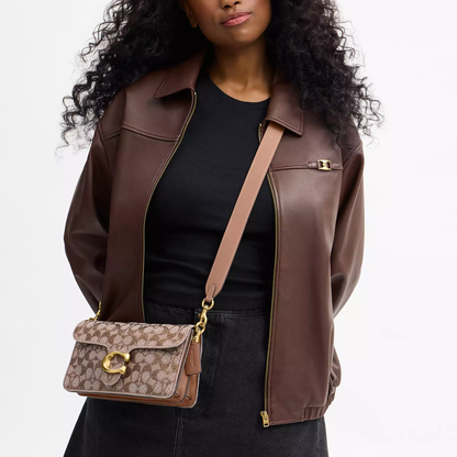 C-O-A-C-H CROSSBODY BAG CDZ34 BROWN MONOGRAM(Mushroom) FOR WOMEN