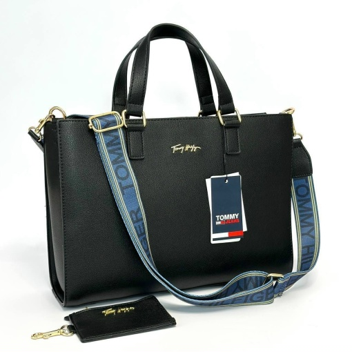 T.O-M.M-Y H.I.L.F-I.G-E.R. Joy Signature Satchel