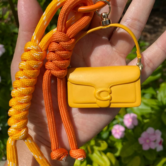 C-O-A-C-H KEY CHAIN Yellow FOR WOMEN