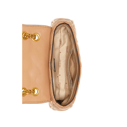 G-U-E-S-S CROSSBODY BAG QA874878 BEIGE FOR WOMEN