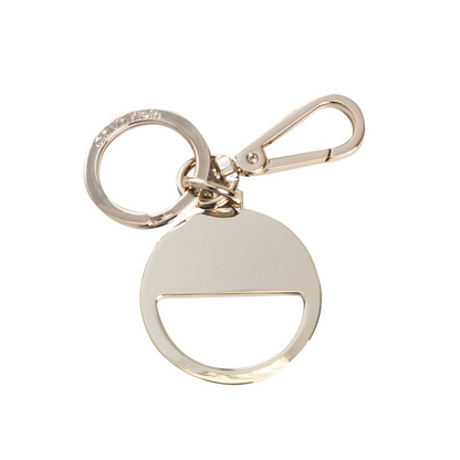 C-A-L-V-I-N K-L-E-I-N KEY CHAIN SILVER FOR WOMEN