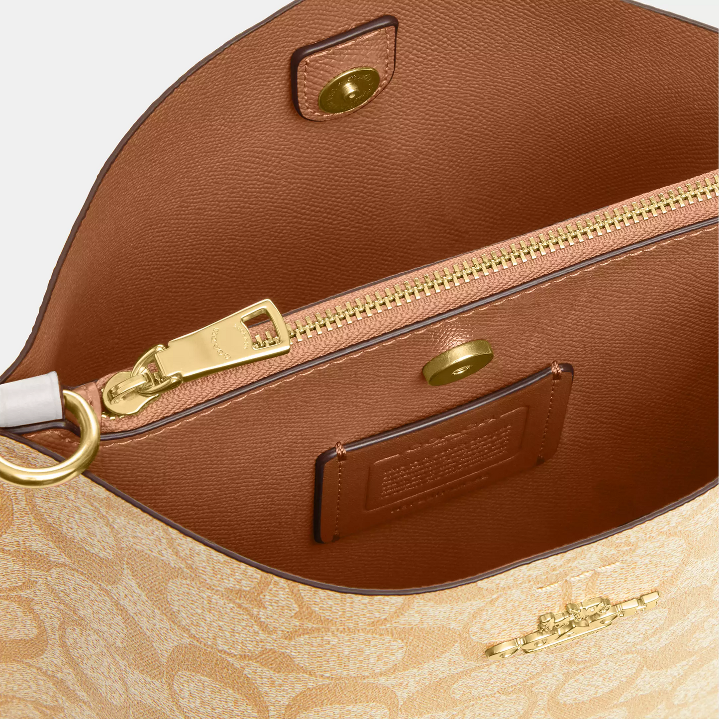 C-O-A-C-H Mollie Bucket CROSSBODY BAG CA582 BEIGE FOR WOMEN