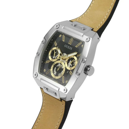 G-U-E-S-S WATCH GW0202G3 BROWN&SILVER FOR MEN