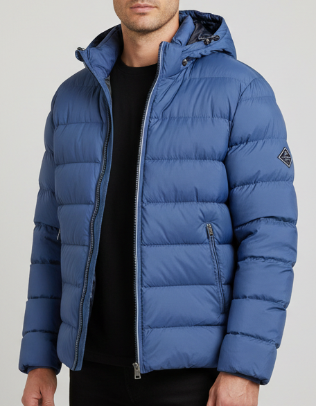 G.A.N.T Active Cloud Jacket Evening Blue (Removable Hood)